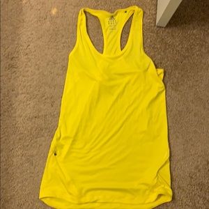 Yellow workout tank